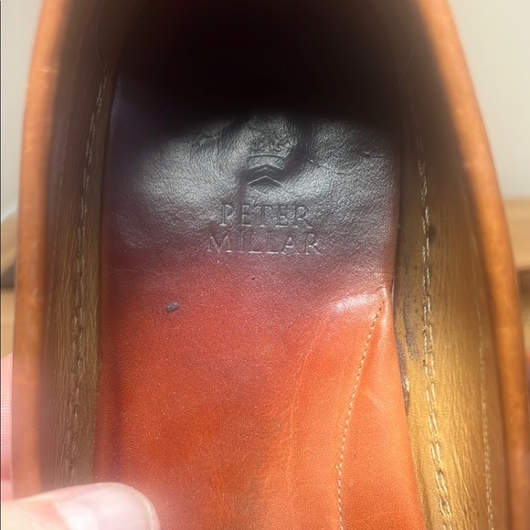 Peter Millar Bit Loafers with Moccasin Construction - Picture 2 of 5